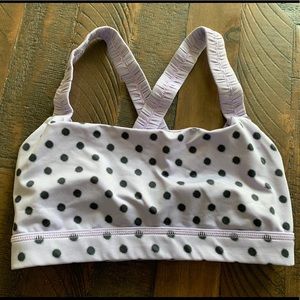 Lululemon cute running workout bra double layer